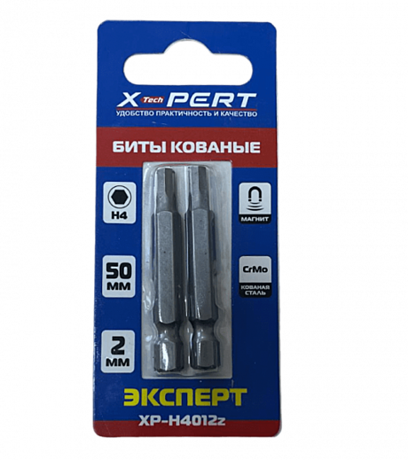 Бита шестигранник 2шт Н-4 (евровинт, конфирмат) 