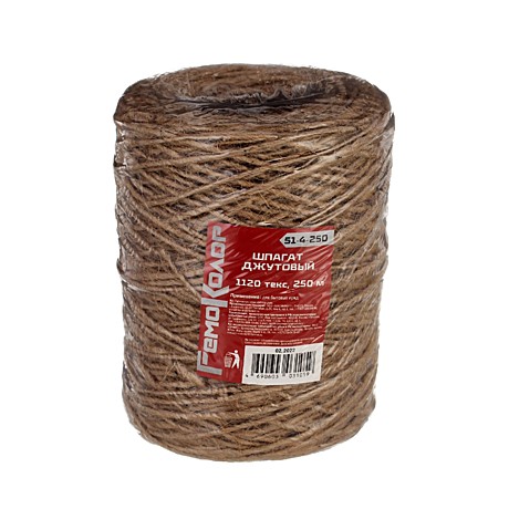 Шпагат джутовый 1120текс, 250м, (шт.)