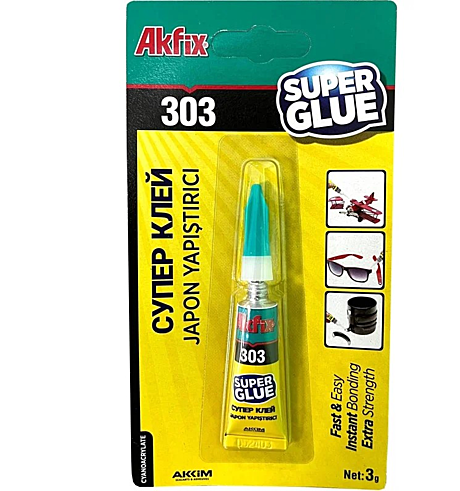 СУПЕРКЛЕЙ Akfix 303 3 гр