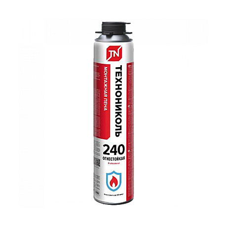 Пена монтажная ТЕХНОНИКОЛЬ 240 PROFESSIONAL ОГНЕСТОЙКАЯ