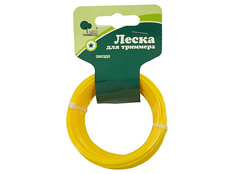 Леска для триммера звезда 3,0мм х 15м Yard