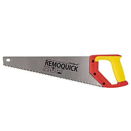 Ножовка по дереву REMOQUICK, 400 мм,шаг 5 мм/ 4-5TPI, 2D-заточка